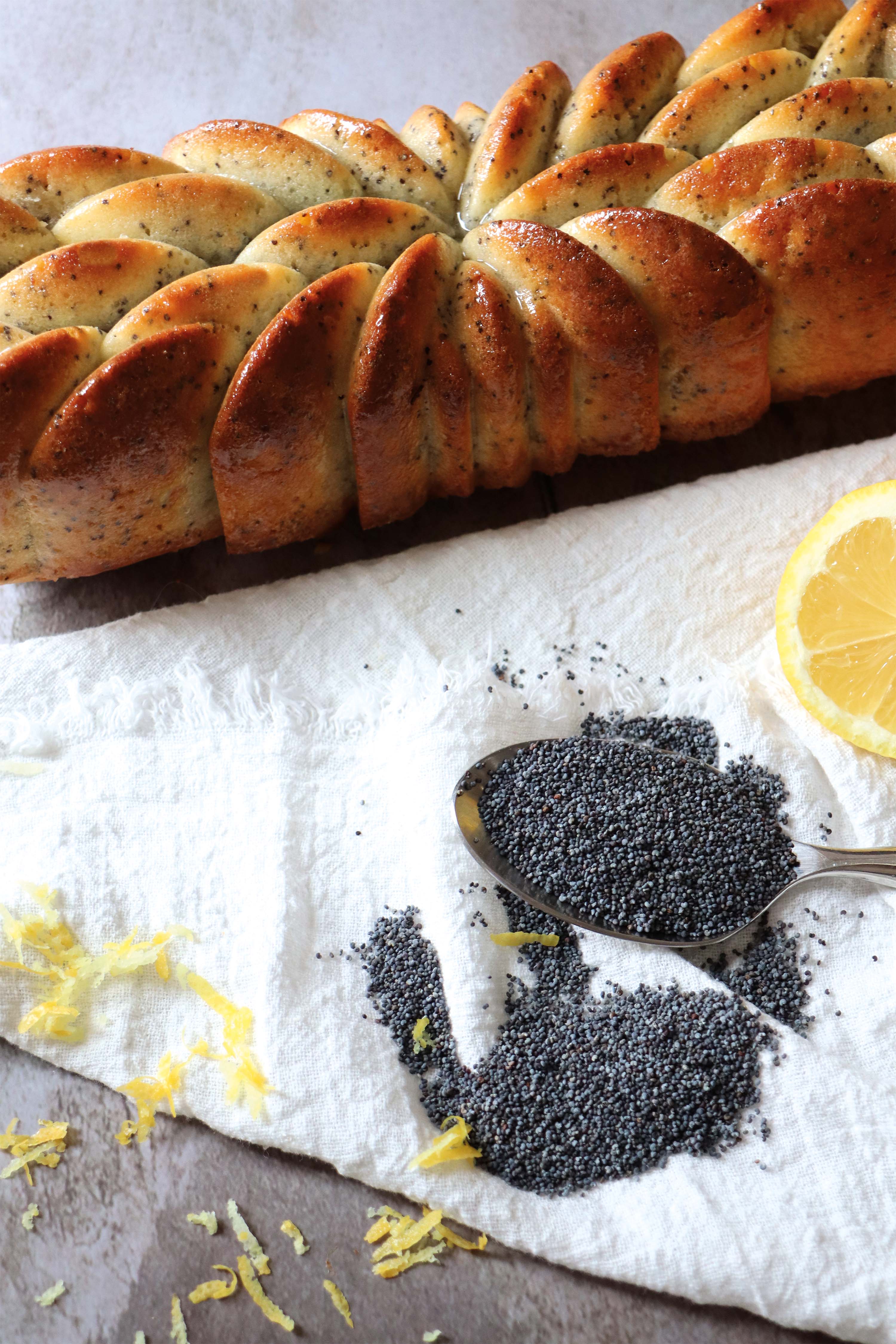 Cake instant citron